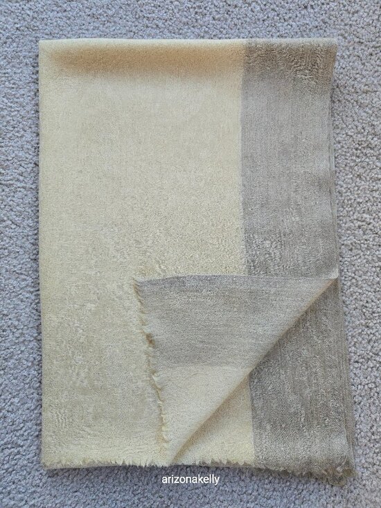 Accessories - Cashmere Jacquard Scarf Lightweight Woven